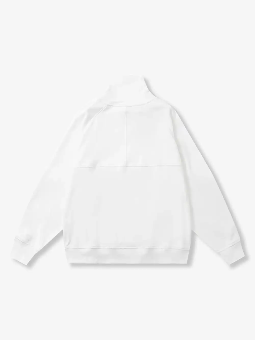 Plain Dralon High Neck Sweatshirt