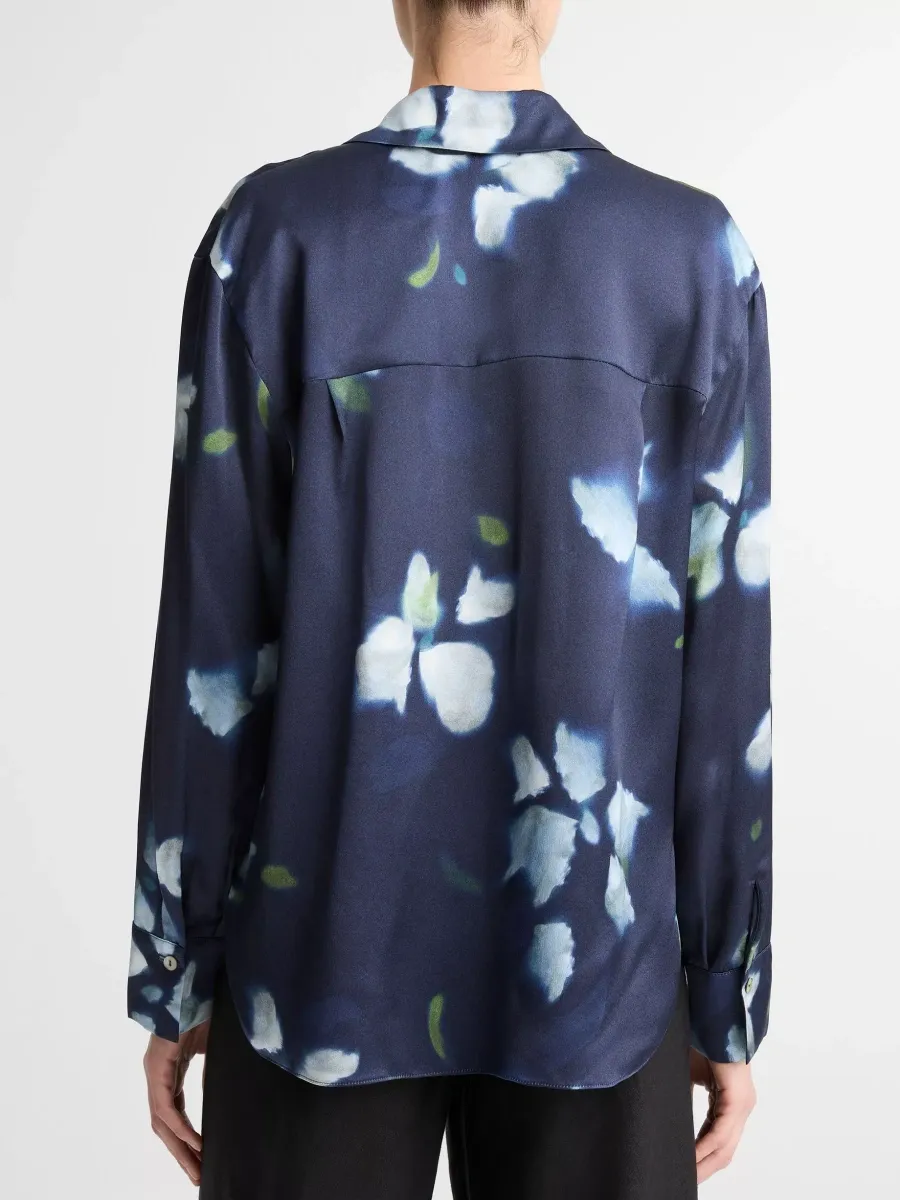 Watercolor Flower Print Shirt
