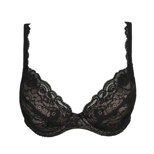 Women's Push-Up Underwire Adjustable Straps Removable Pads Lace Lift Bra