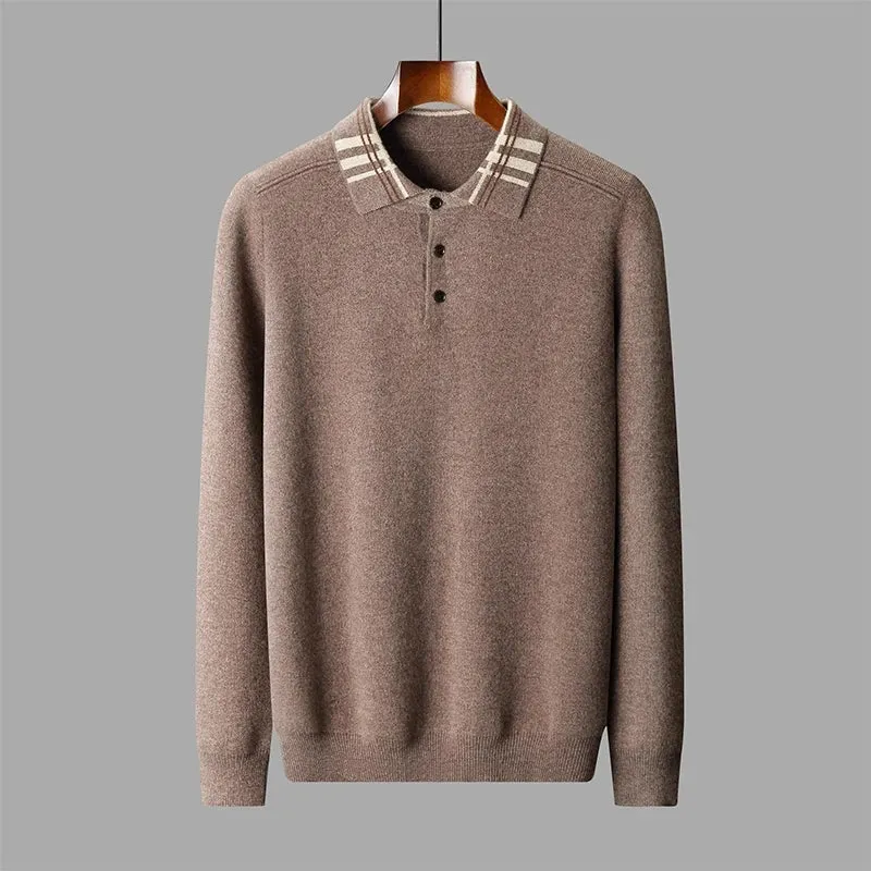 Knit Polo Sweater