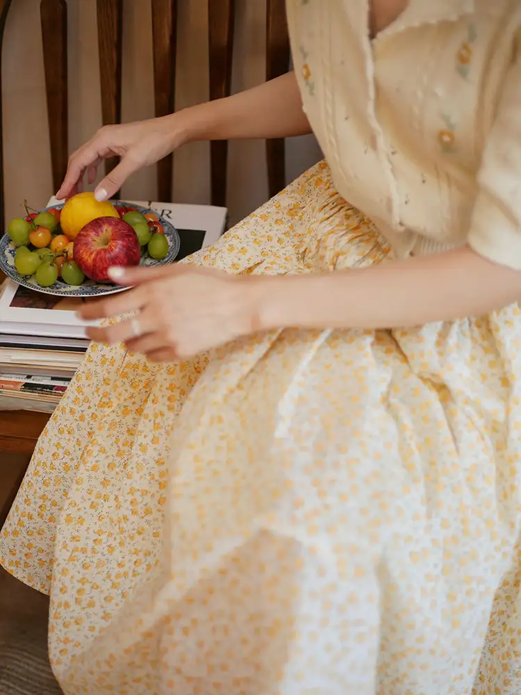 Smart Commuter Everyday Casual Floral Skirt