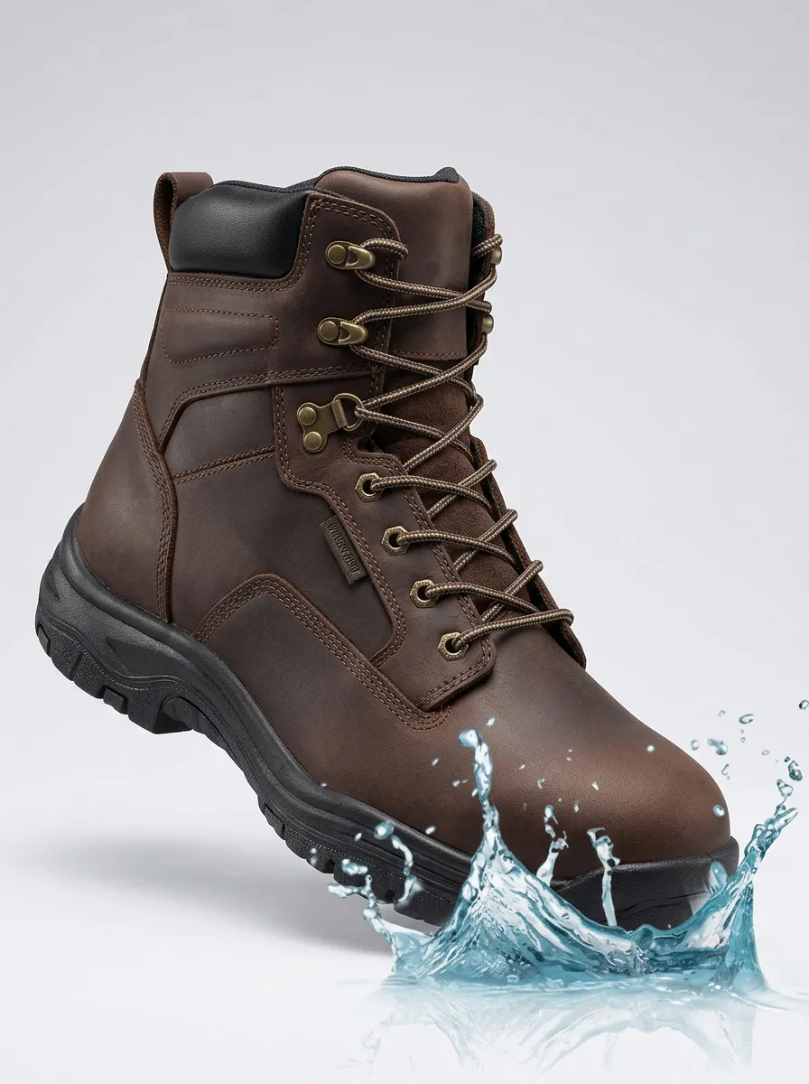 Clean-Look Construction Utility Look Men' Waterproof Work Boots
