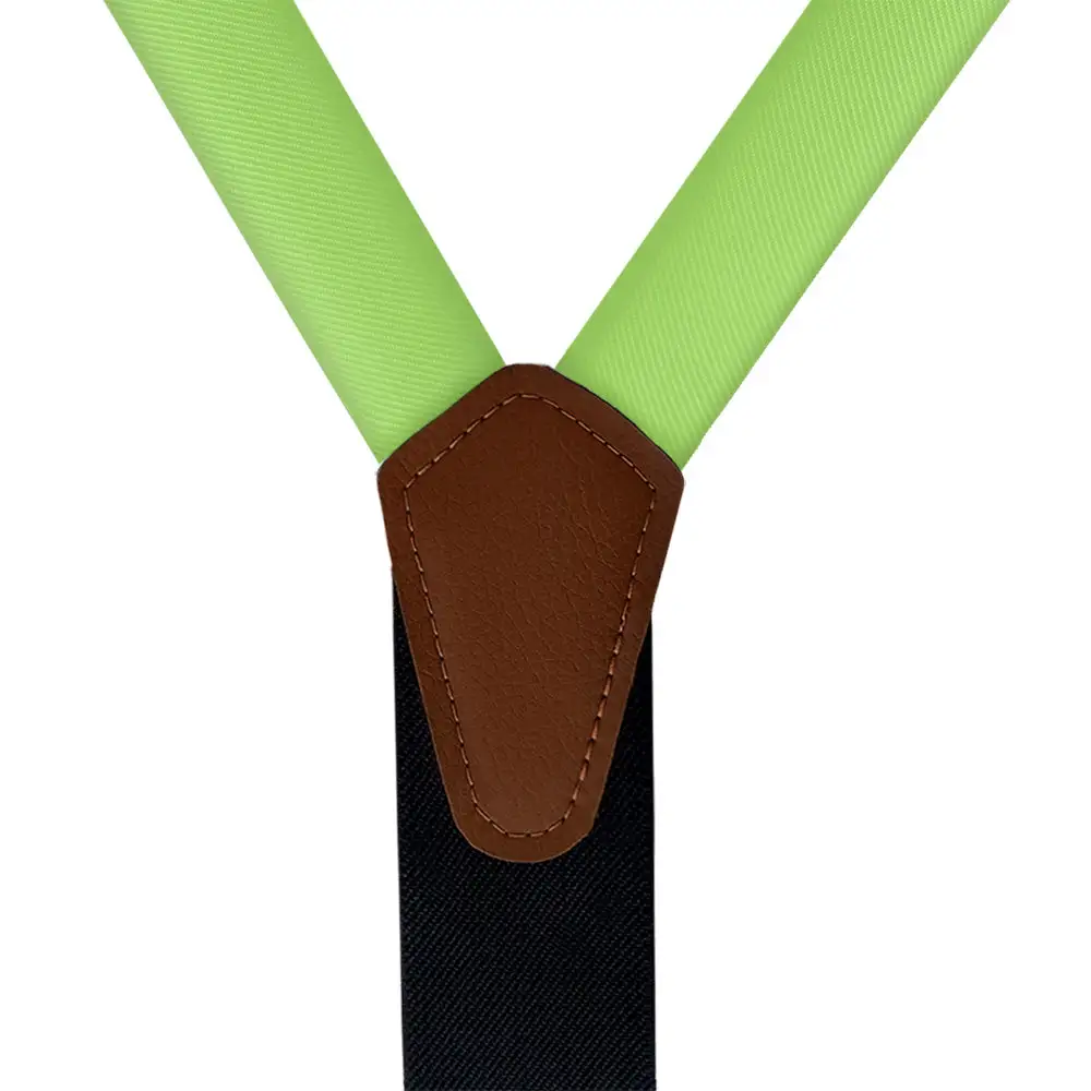 Bold Composed Solid Tone Suspenders