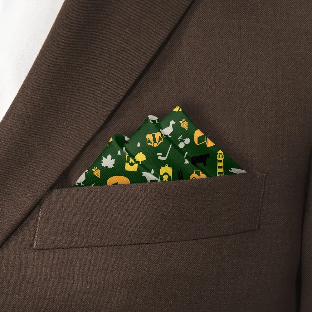 Neat Elevated Suit Pocket Square