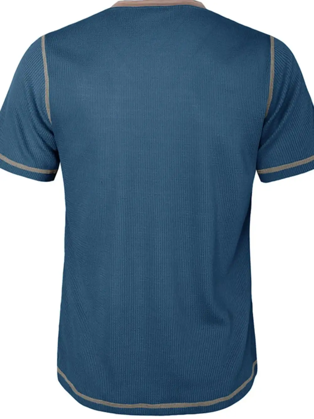 Clean Contrast Detail Collared Polo Shirt