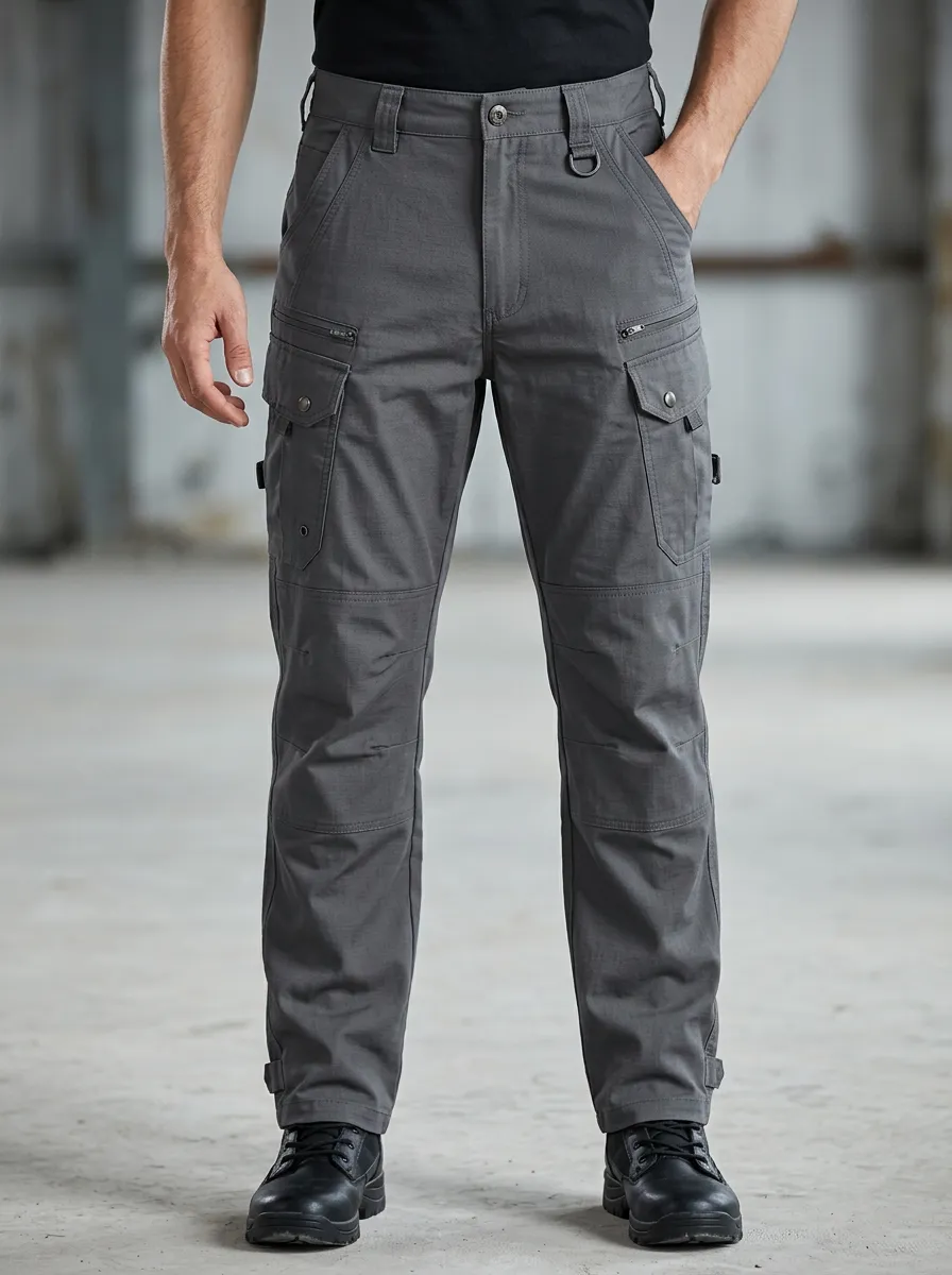 Minimal Road-Ready-Look Men's Multi-Pocket Waterproof Tactical Cargo Pants