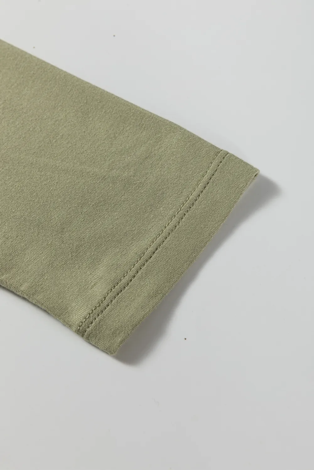 Laurel Green Long Sleeve Fitted Top