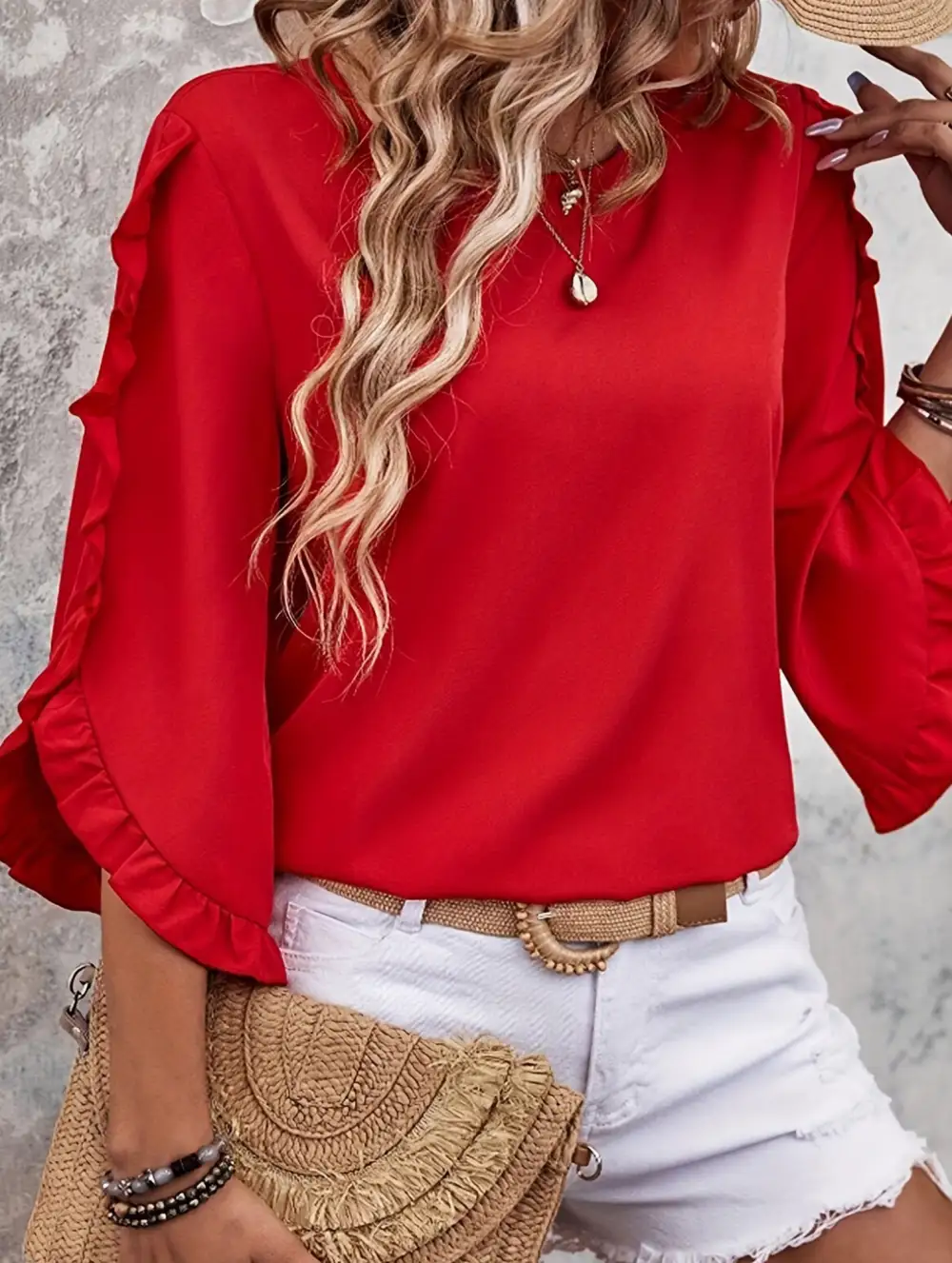 Chiffon Asymmetric Blouse