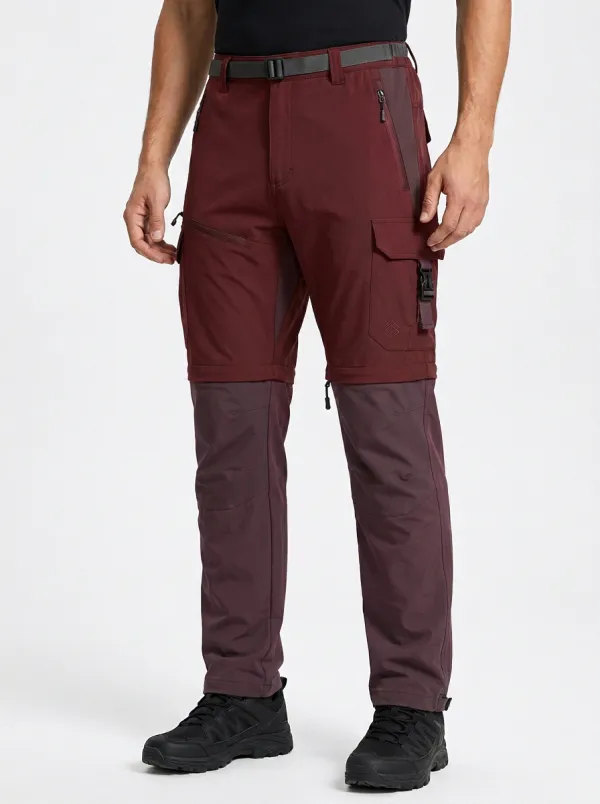 Men's Outback All-Terrain Multi-Pocket Waterproof Zip-Off Tactical Cargo Pants