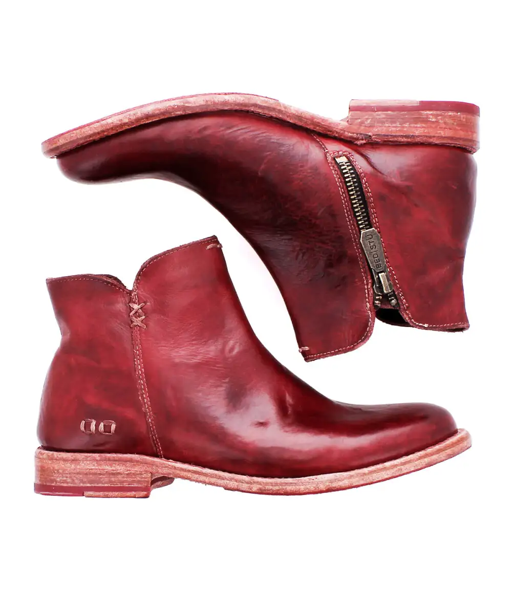 Side-Zip Streamlined Ankle Boots