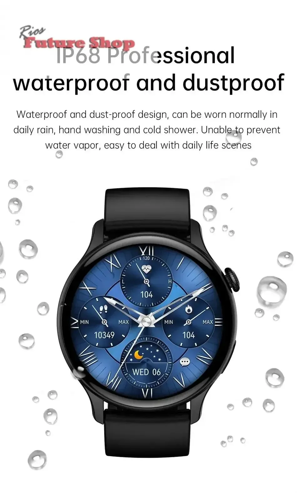 True AMOLED Sports Smartwatch