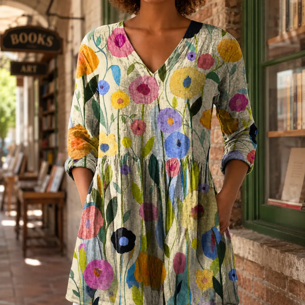 V-Neck Relaxed Tunic