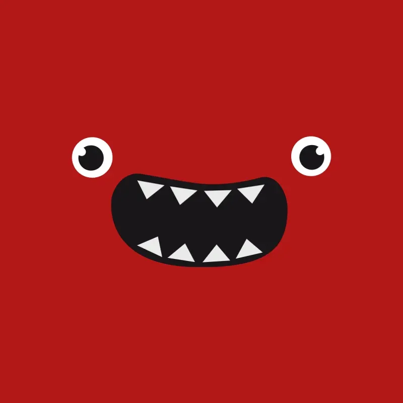 Cute Monster Face Hoodie, Playful Casual Pick