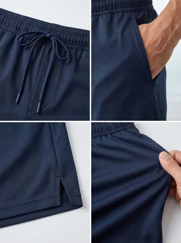 Active Ice-Silk Stretch Drawstring Shorts
