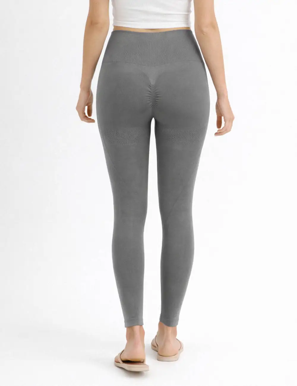 Seamless Elastic Waist Yoga Pants
