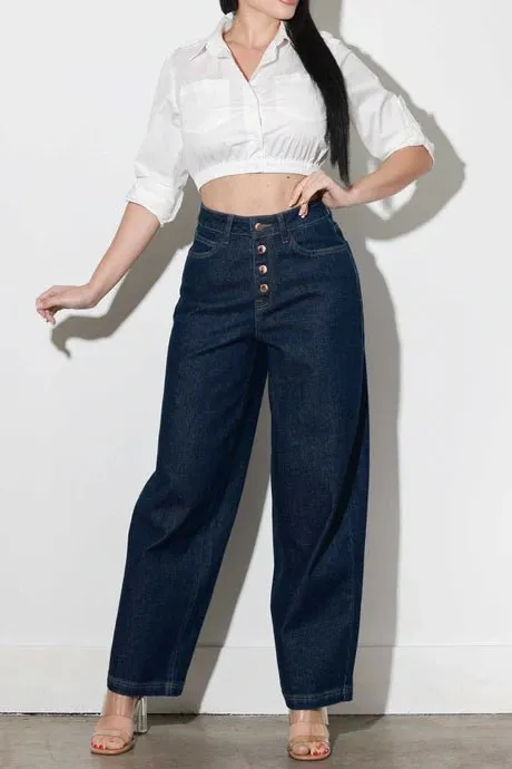 Relaxed Barrel Baggy Jeans