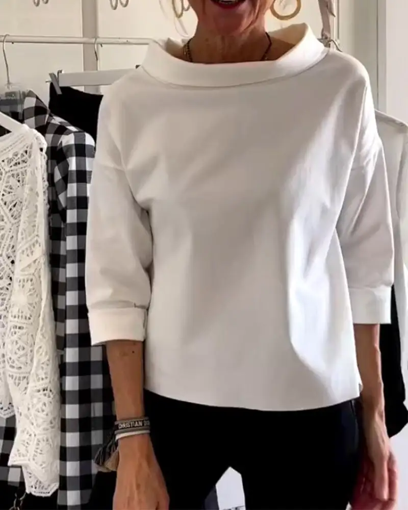 Relaxed Patterned Top