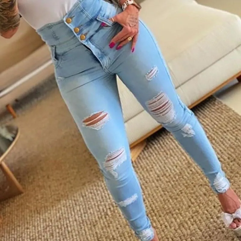 Women's High Waist Jeans