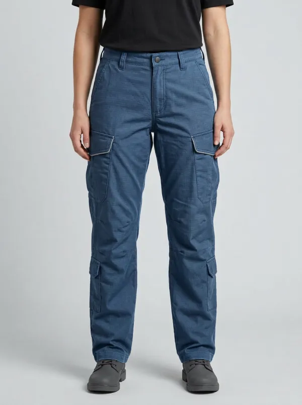 Unisex Reflective Trim Multi-Pocket Tactical Work Pants