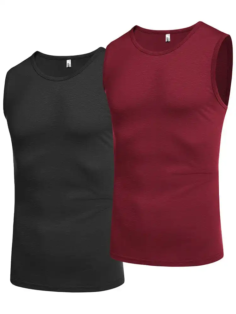 Soft Rib Muscle Cut Tank Top