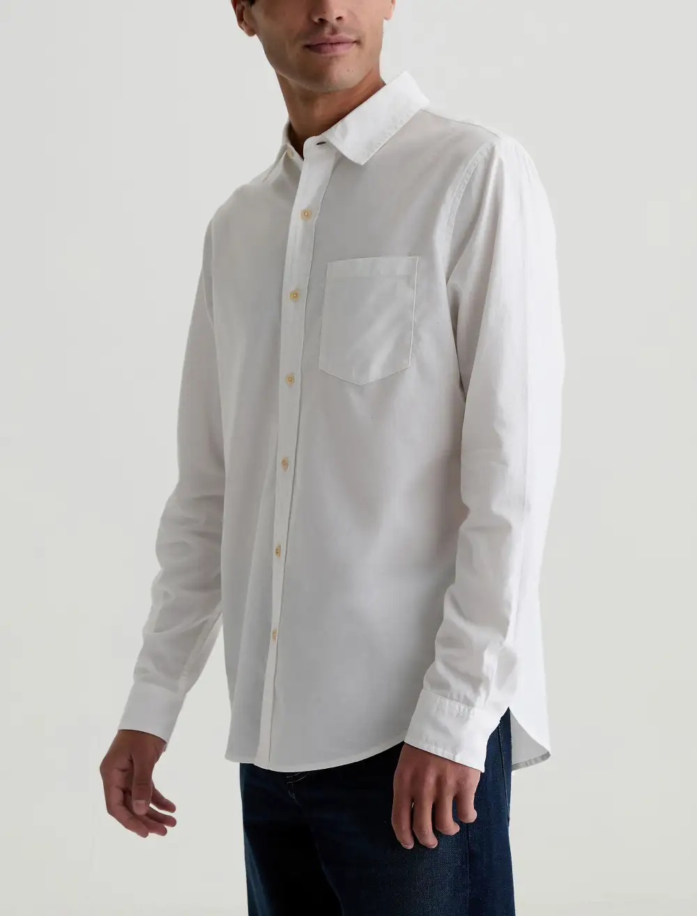 Men's Button Front Dress Shirt