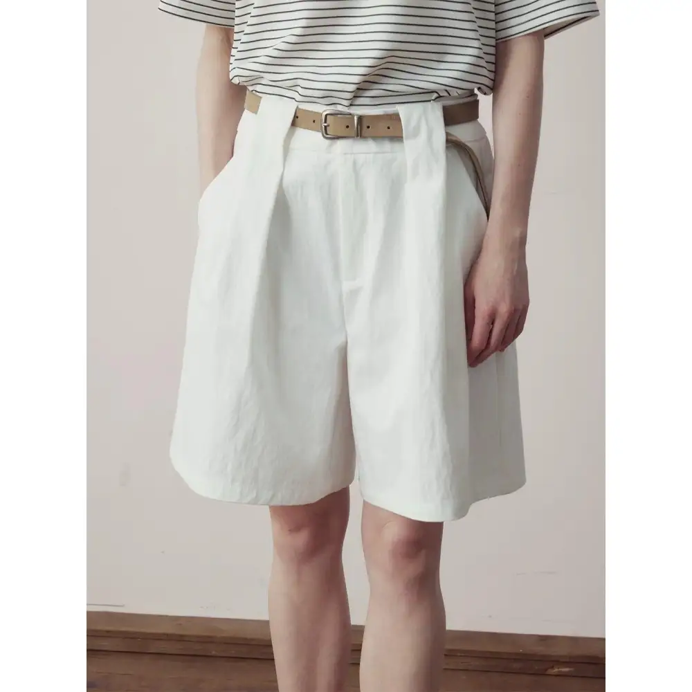 Belt Loop Loose Shorts
