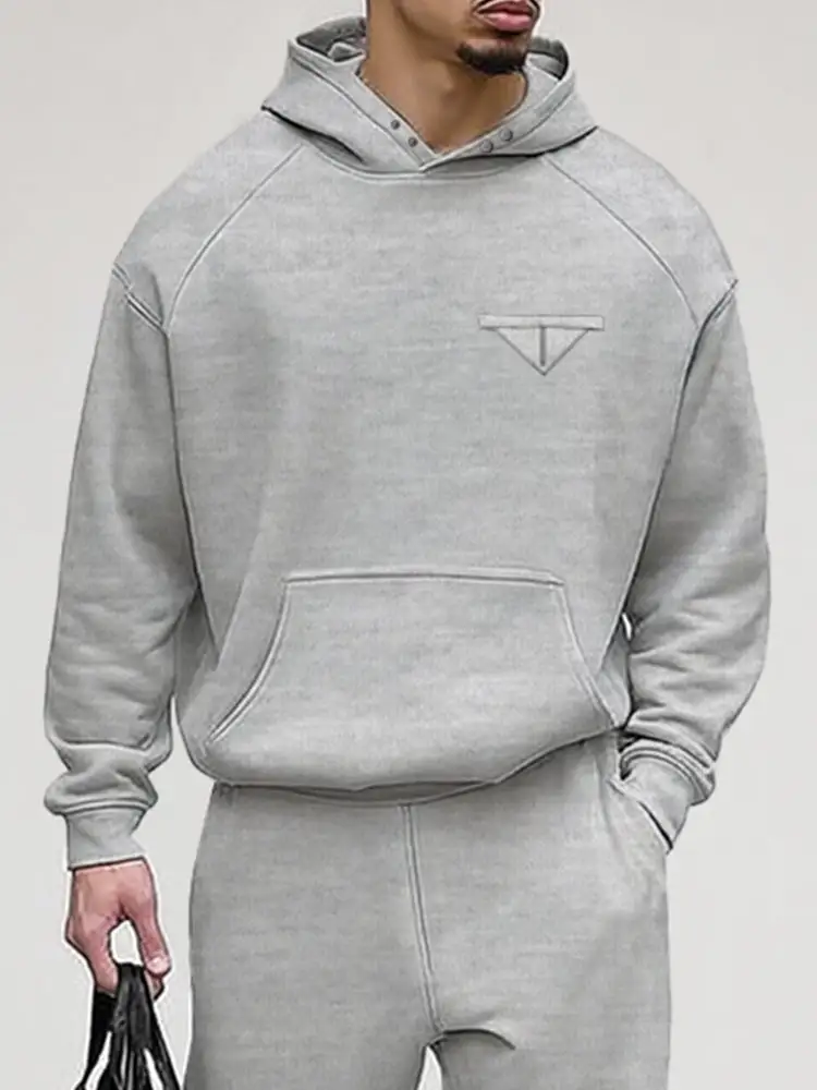 Soft Daily Wear Hoodie Pants Set