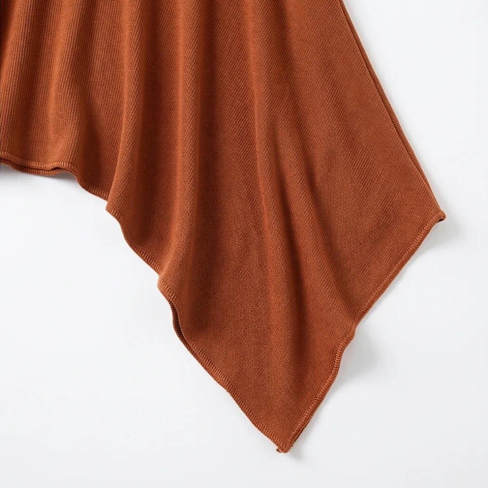 Handkerchief Hem Knit Tunic