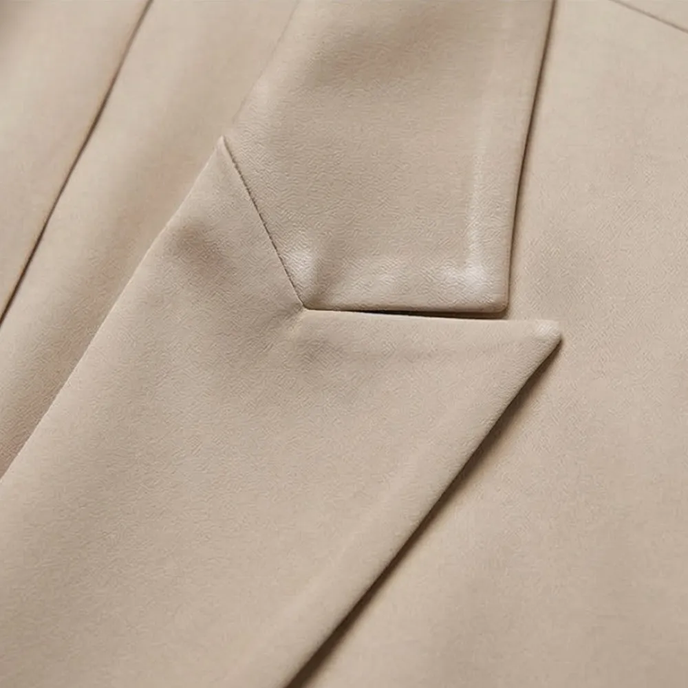 Wrap Tie Blazer Pants Set