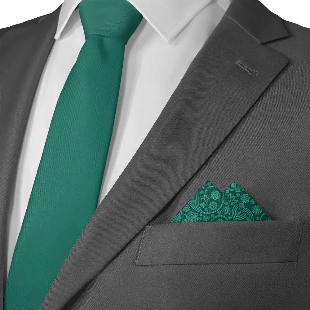 Distinctive Tailored Paisley Pocket Square