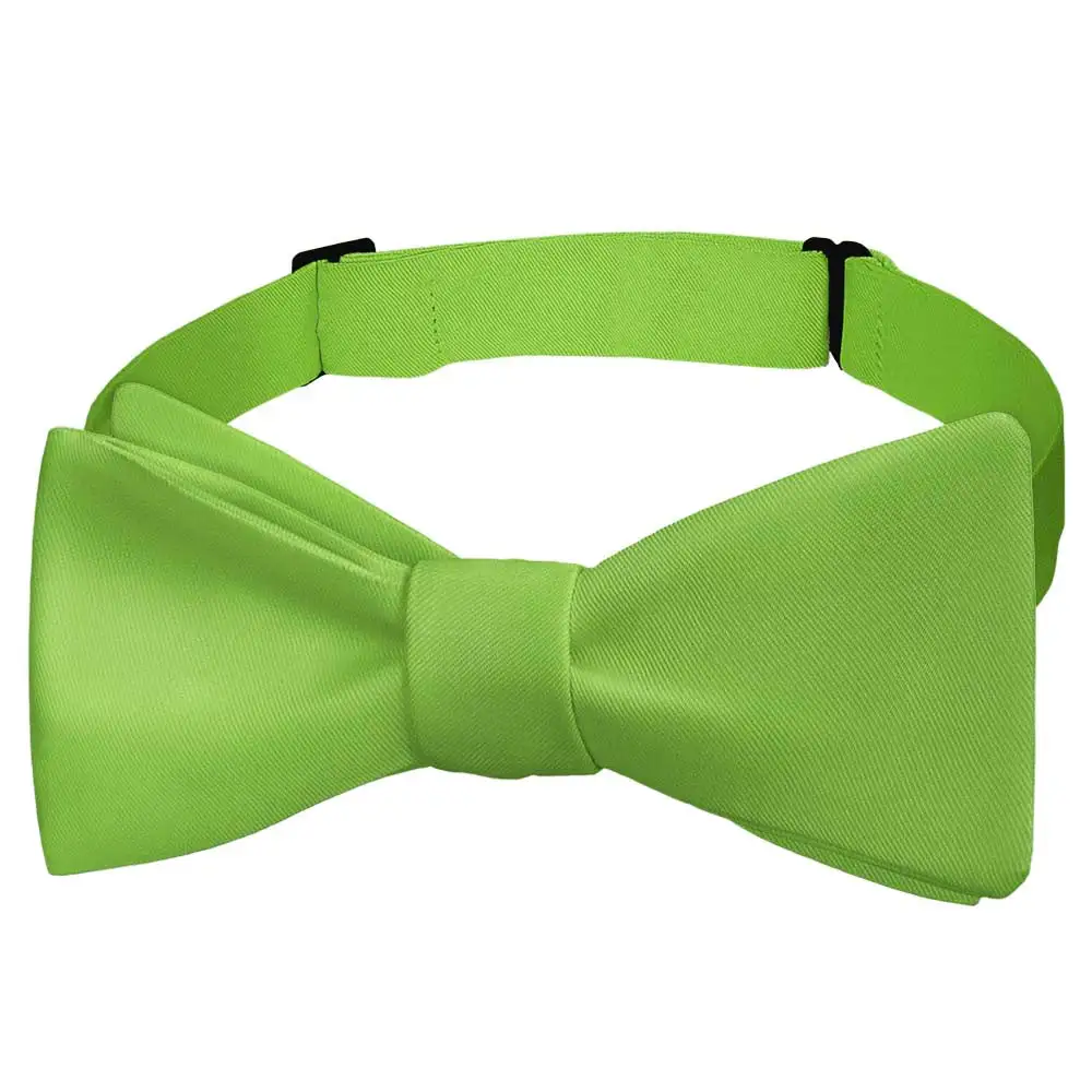Refined Solid Pattern Bow Tie