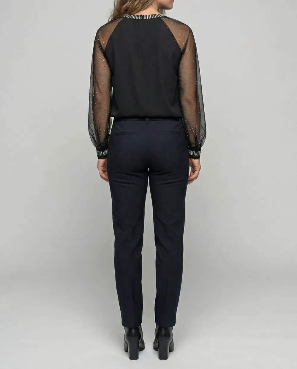 Subtle Mesh Blouse