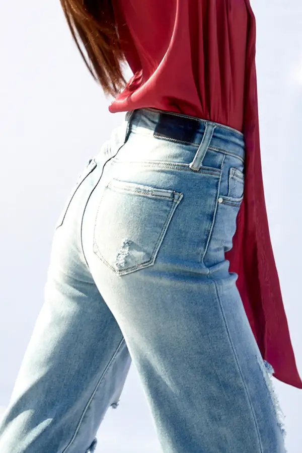 High Rise Dad Jeans