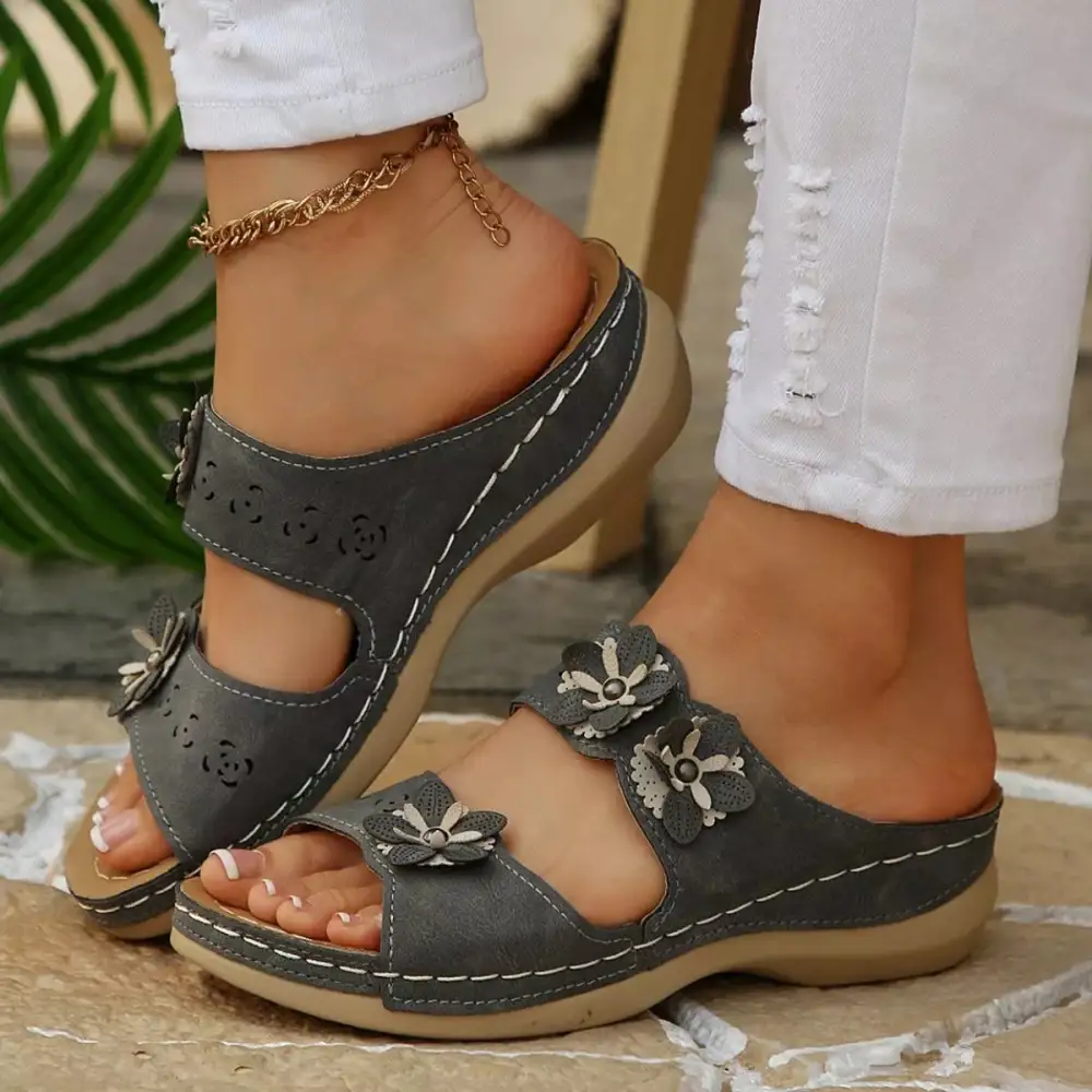 Classic Embellished Open Toe Sandals