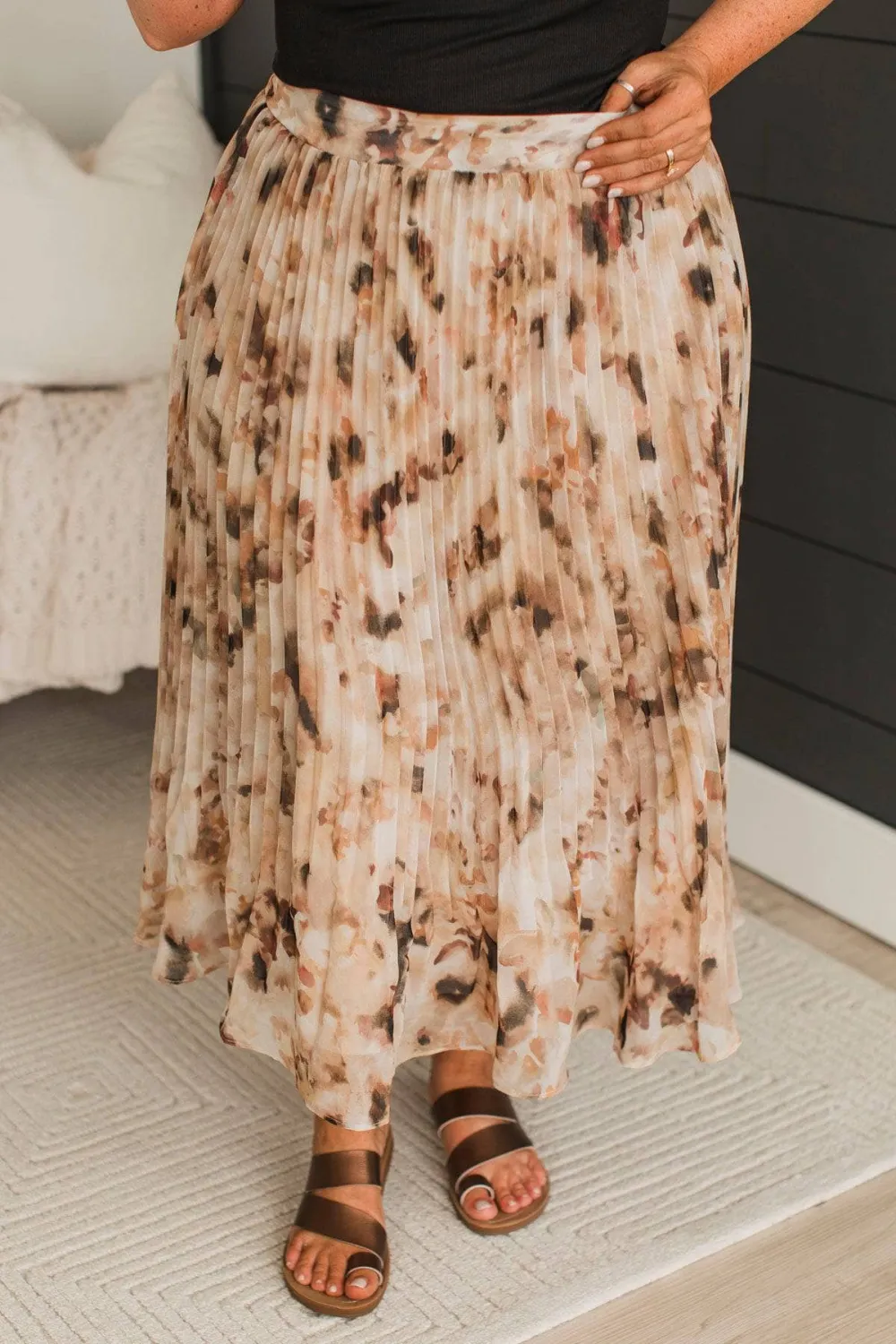 Smocked Floral Everyday Skirt