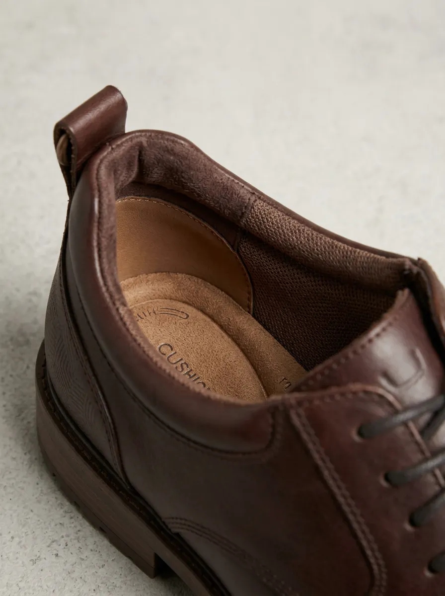 Men's Lace-Up Derby Dress Shoes