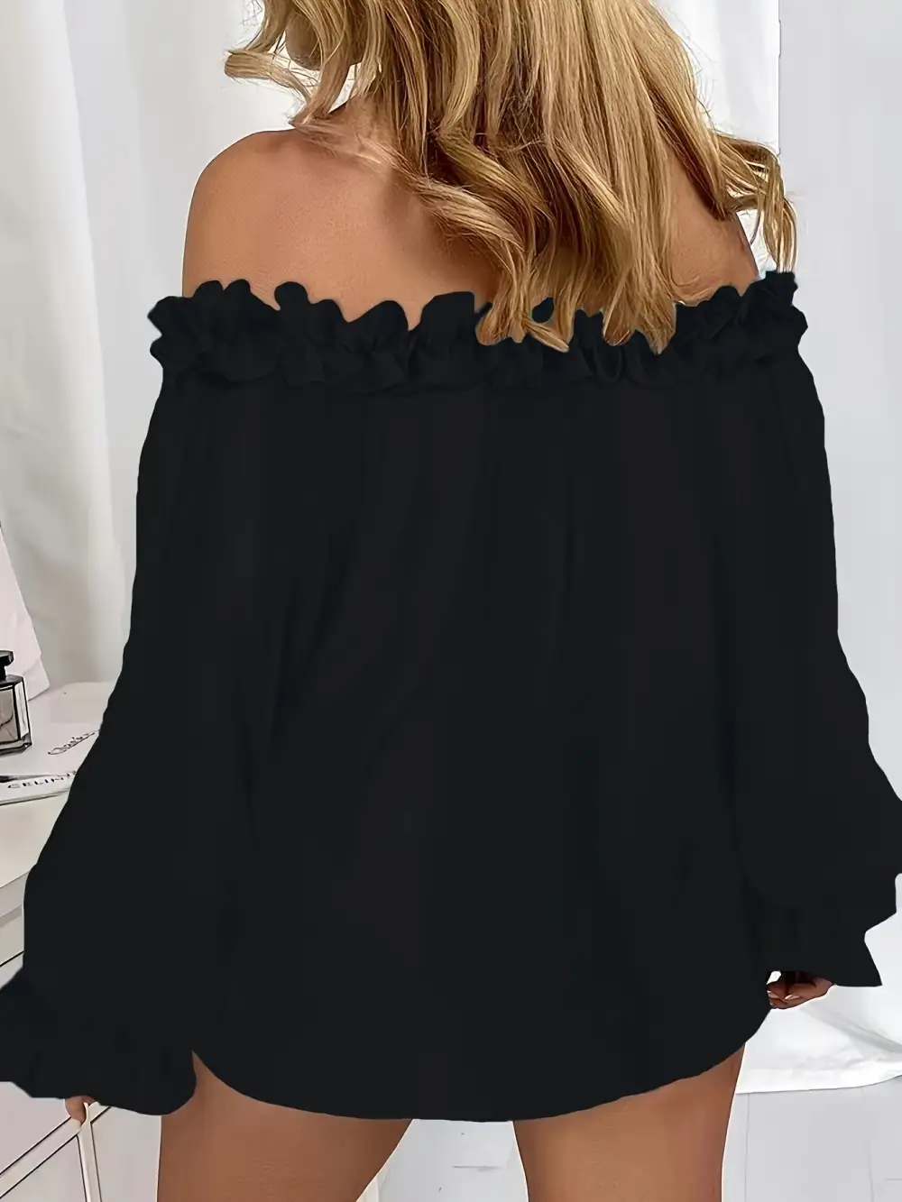 Relaxed Ruffle Blouse