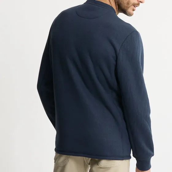 Sherpa Bonded Waffle Long Sleeve Henley