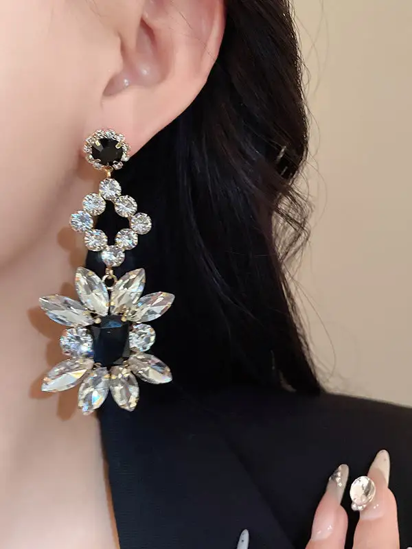 Minimal Celestial Drop Earrings