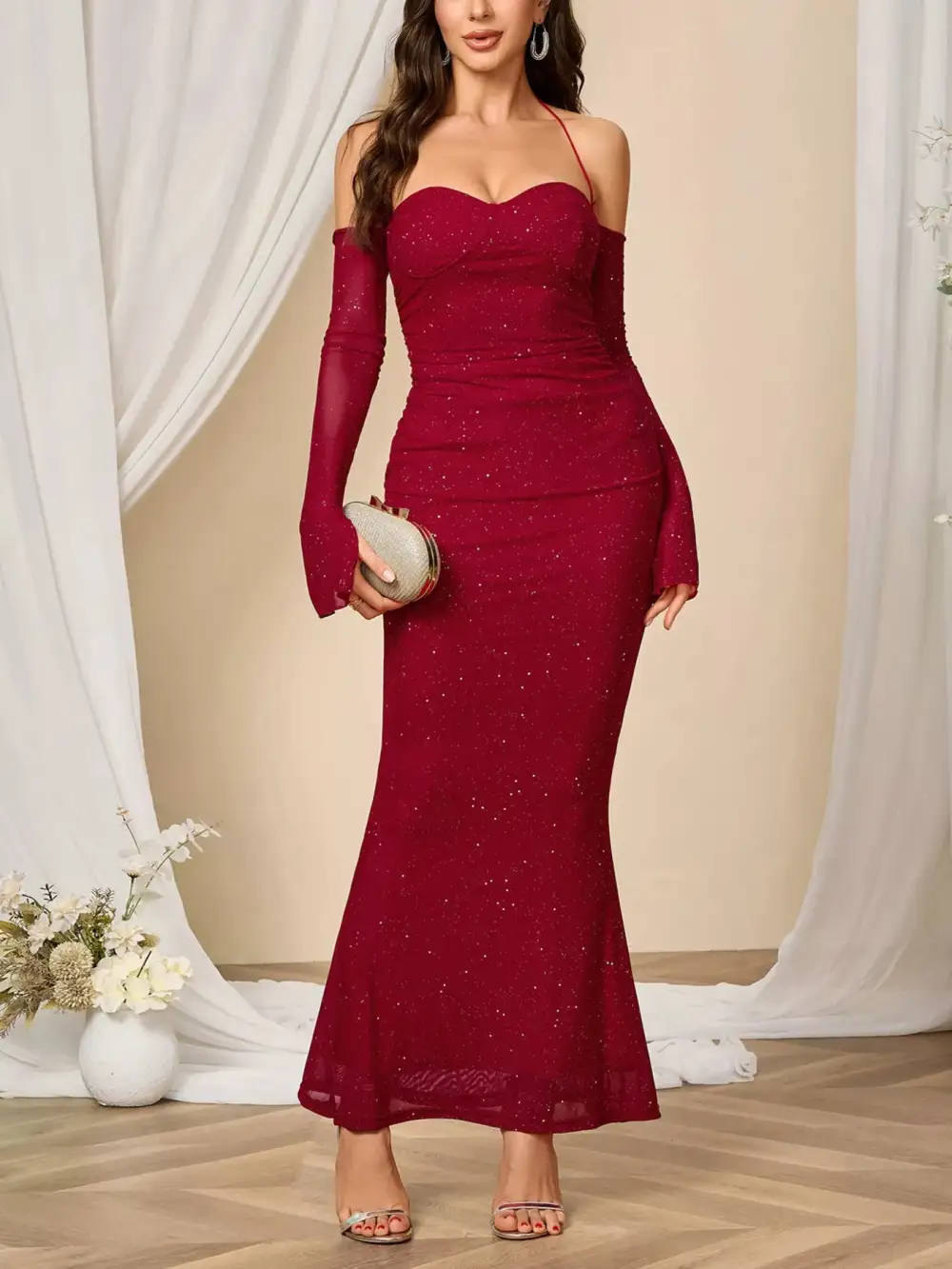 Soft Touch Long Sleeve Maxi Dress