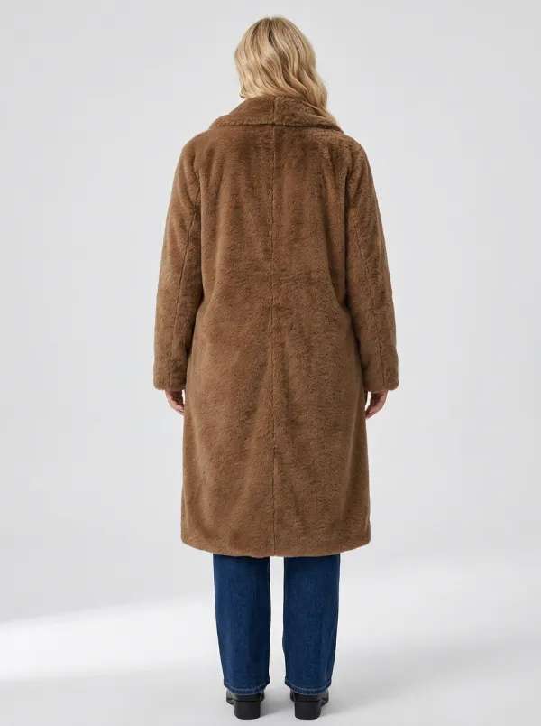 Tailored Faux Fur Winter Coat