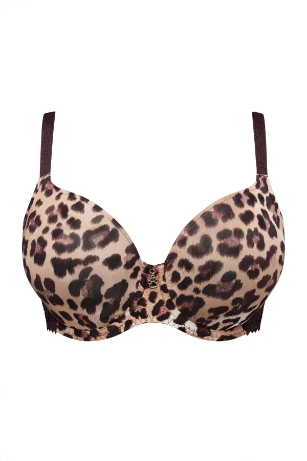 Women's Underwire Spacer Molded Padded Leotard Back Lace Smoothing Bra