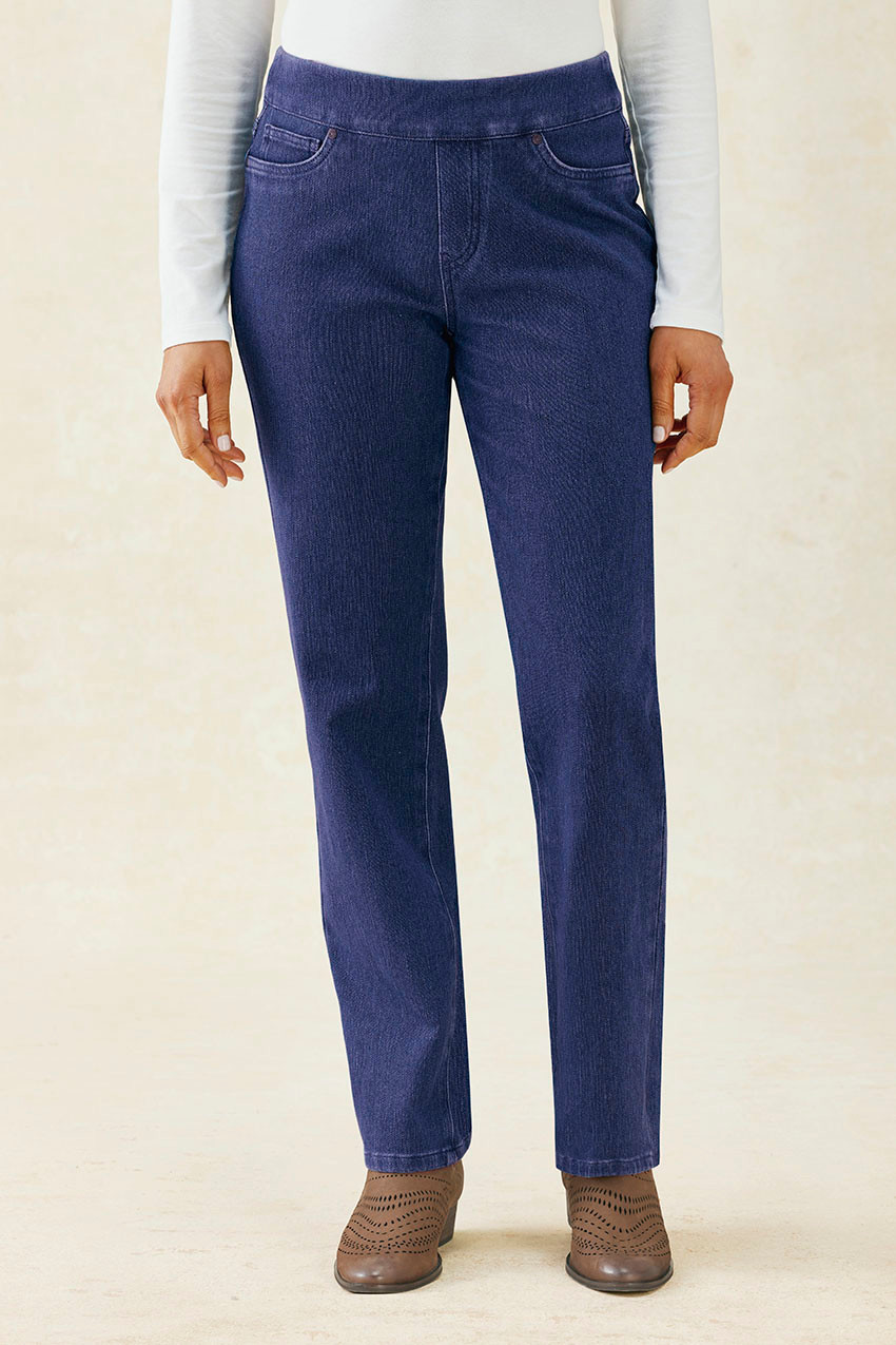 Knit Denim ShapeMe® Slim Leg Jeans