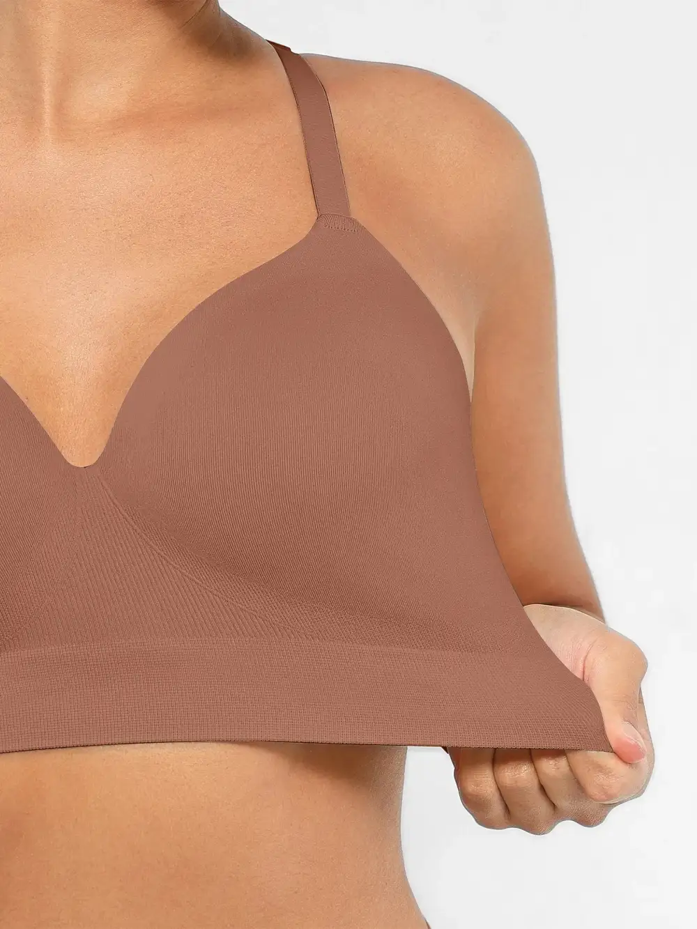 Seamless Wireless Support Bra