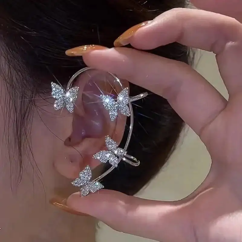 Geometric Drop Ear Cuff