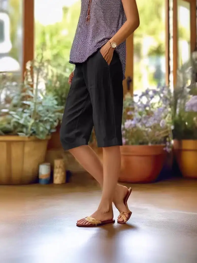  Knee Length Pocket Shorts