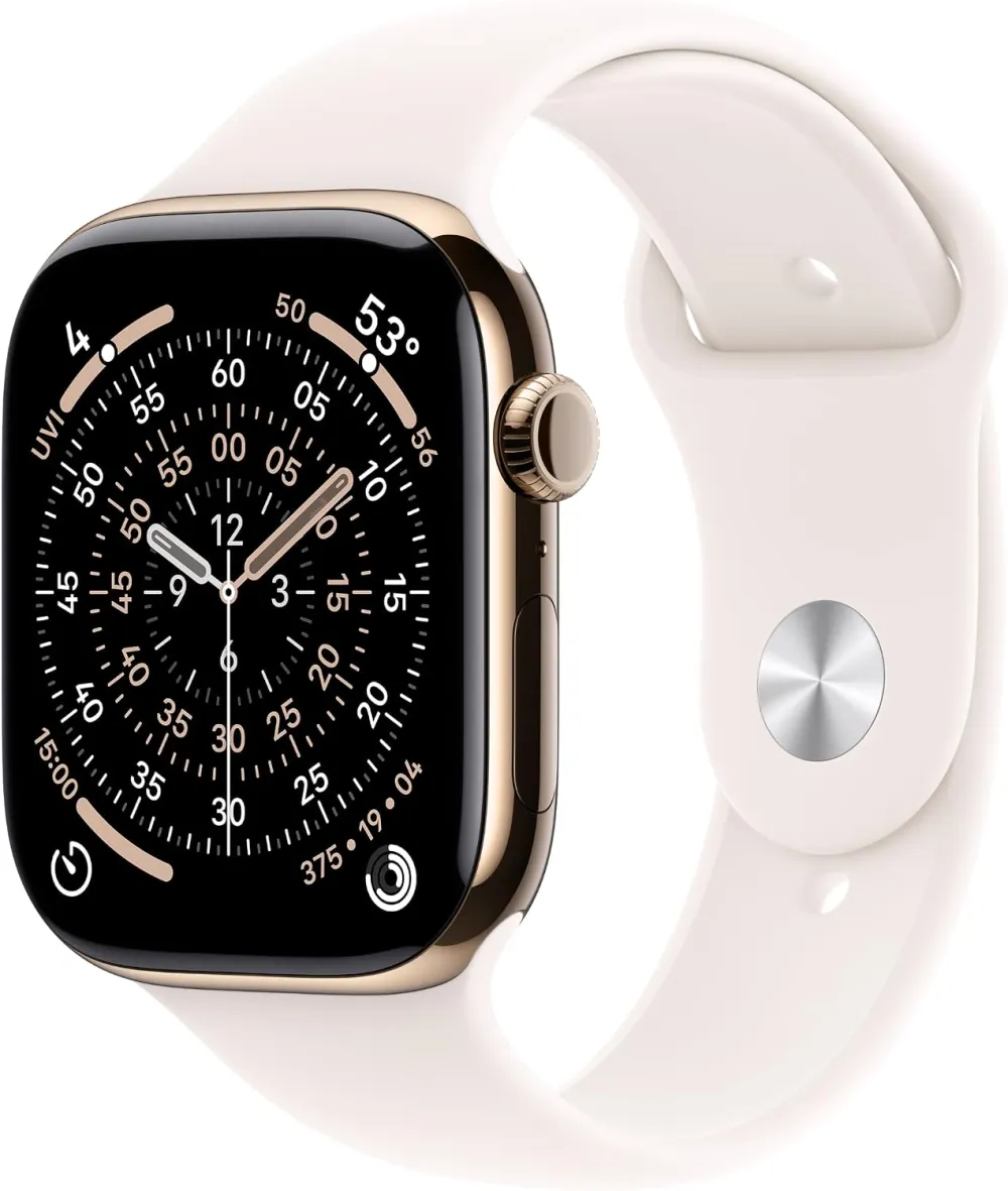 Apple Watch Series 11 [GPS 42mm] Smartwatch with Jet Black Aluminum Case with Black Sport Band - S/M. Sleep Score, Fitness Tracker, Health Monitoring, Always-On Display, Water Resistant