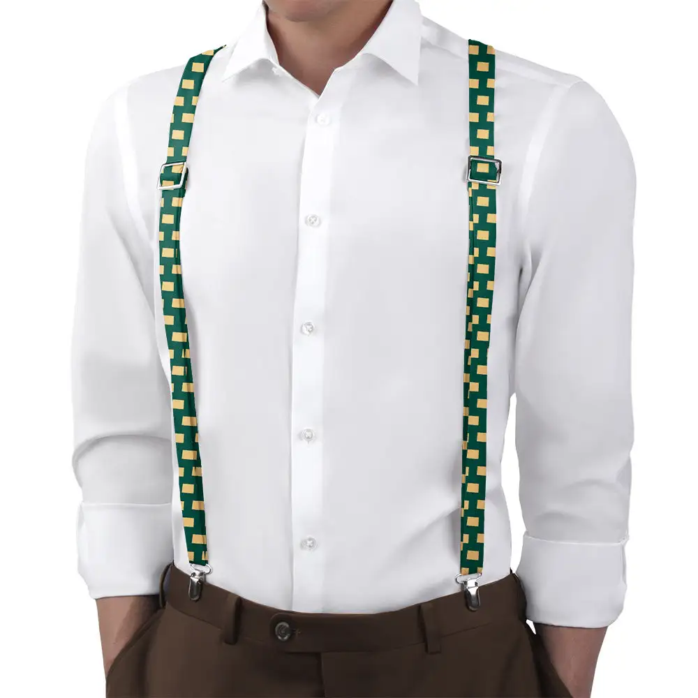 Repeating Outline Motif Suspenders