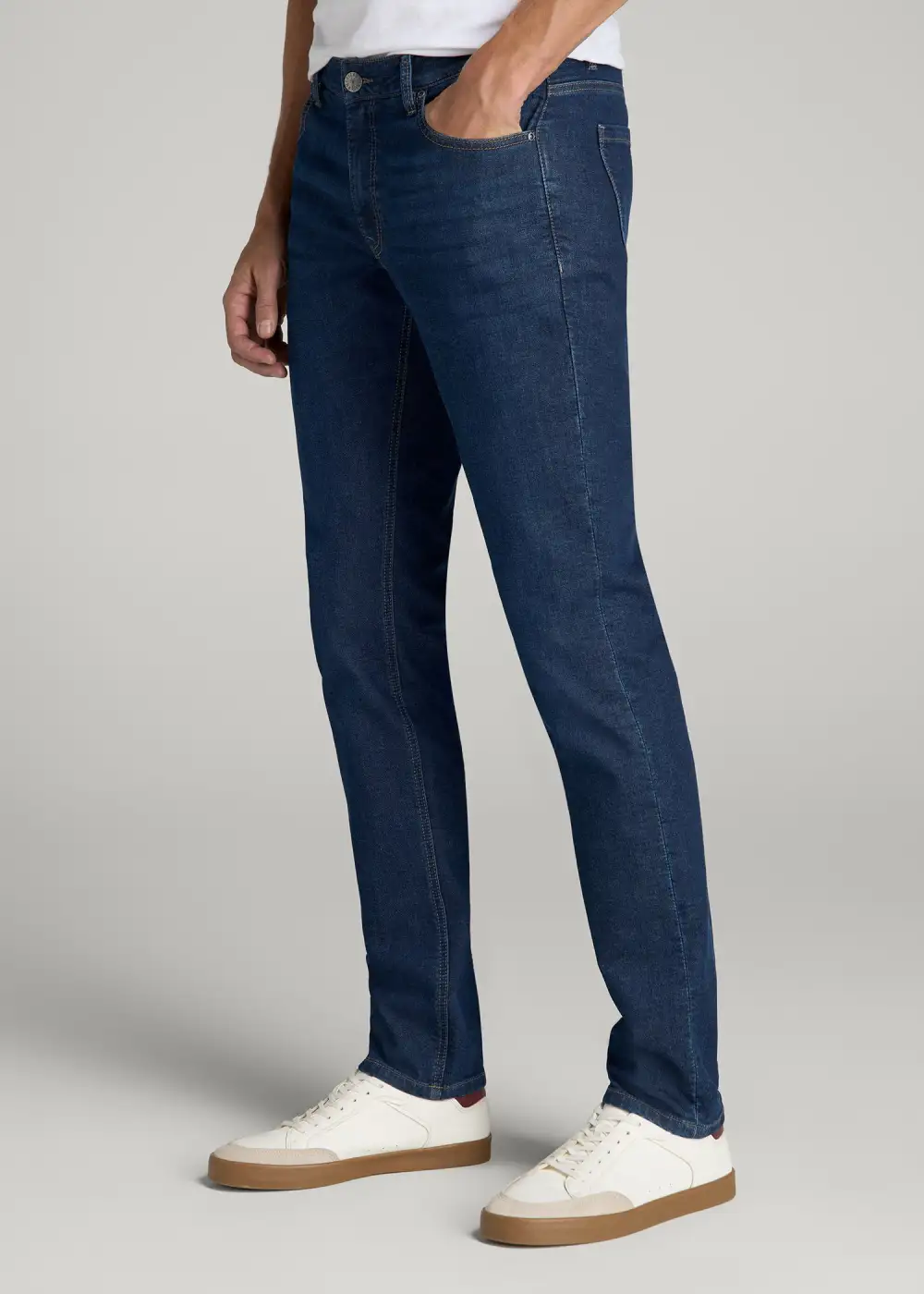 Men's Classic Tapered Fleece Jeans