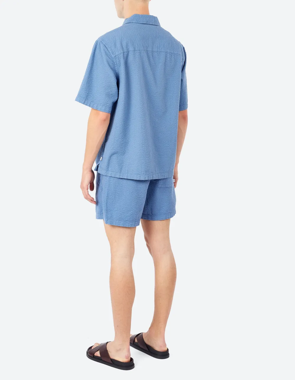 Men's Seersucker Boxy Fit Shirt